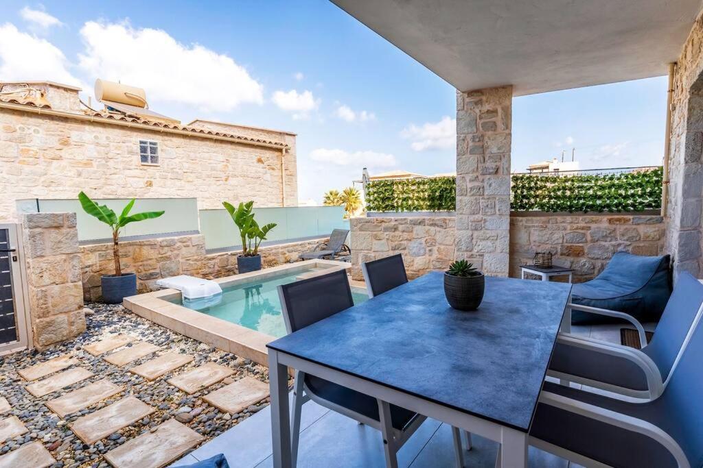 Zefyros Suite , Seafront Retreat ! Pánormos 외부 사진