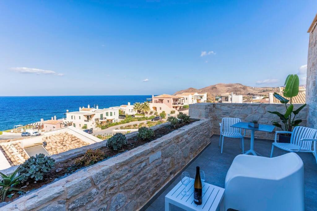 Zefyros Suite , Seafront Retreat ! Pánormos 외부 사진