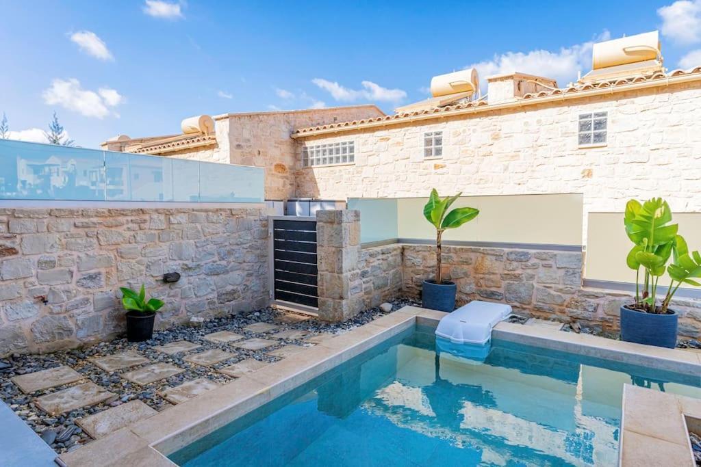 Zefyros Suite , Seafront Retreat ! Pánormos 외부 사진