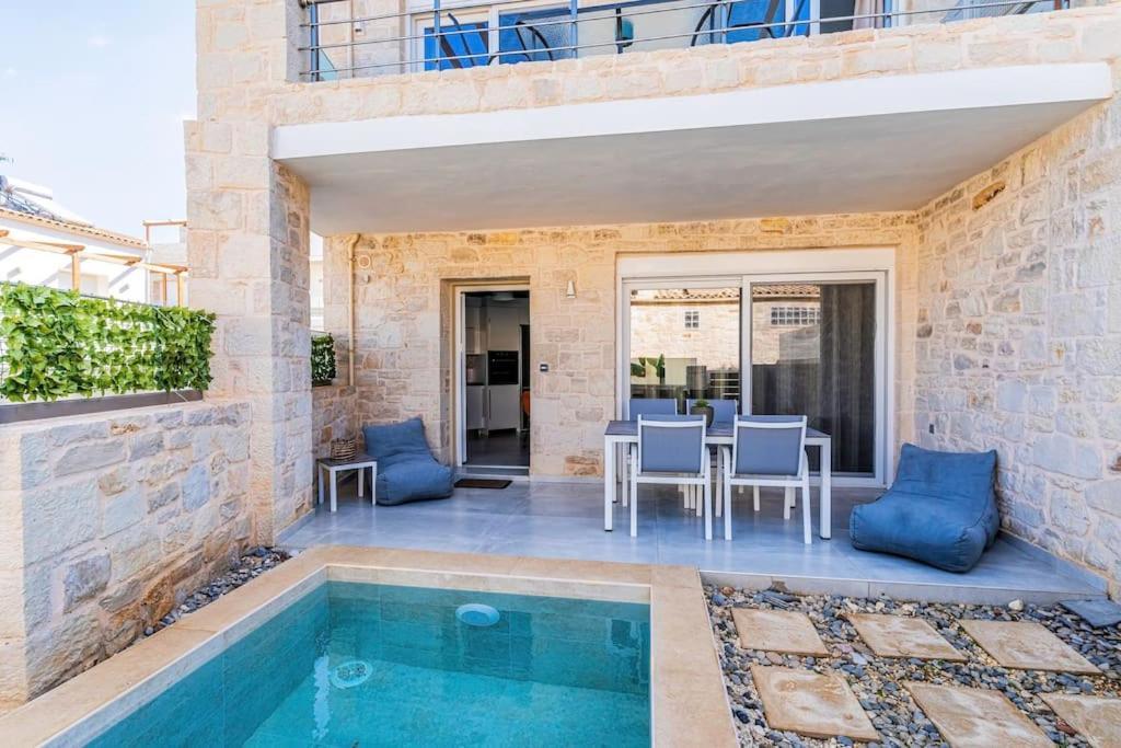 Zefyros Suite , Seafront Retreat ! Pánormos 외부 사진